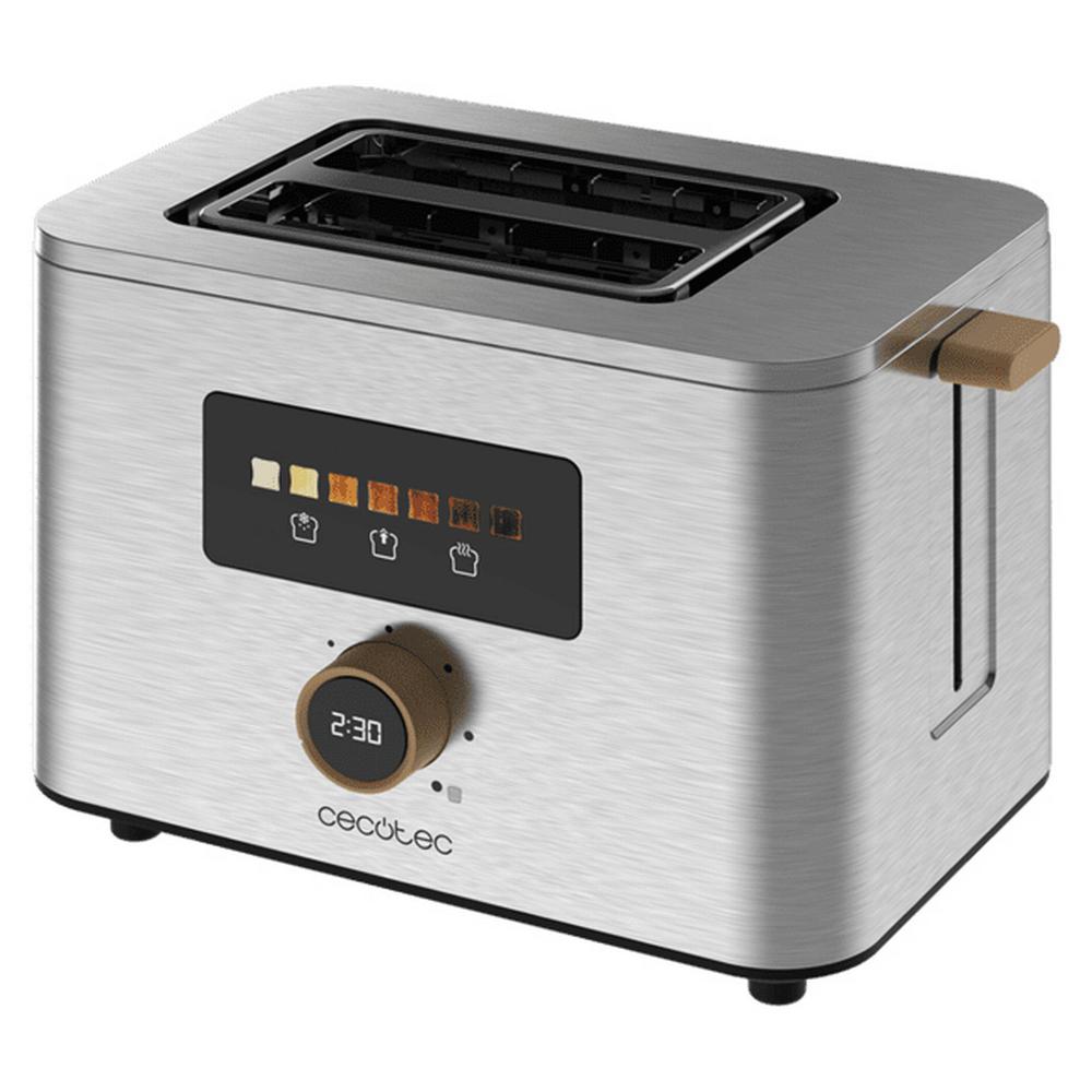 [CECOTEC-4843] Cecotec Touch&Toast Double 950W brauðrist, 2 sneiðar, snertiskjár