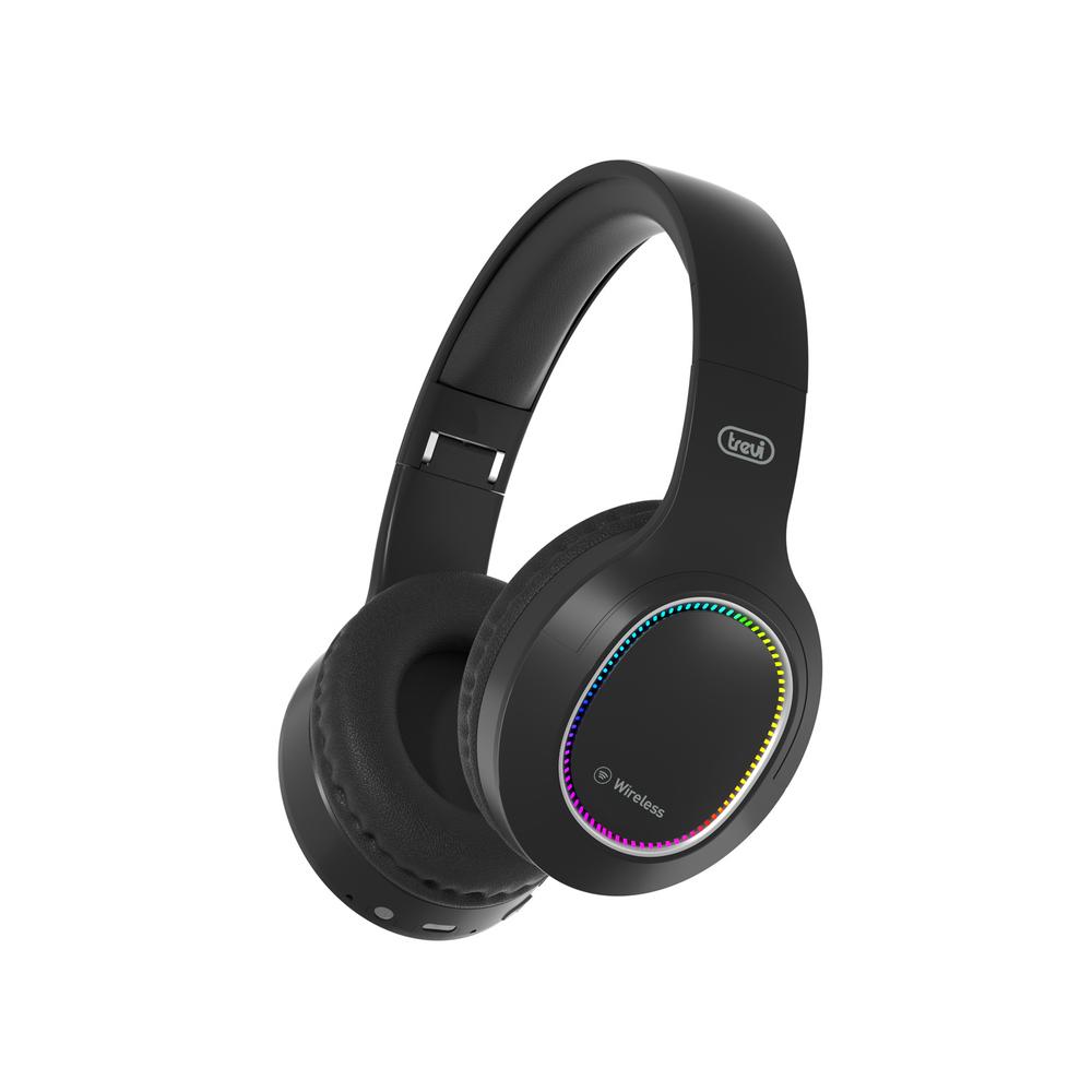 [0D12E6000] Trevi DJ 12E60 þráðlaus BT Hi-Fi heyrnartól, svört