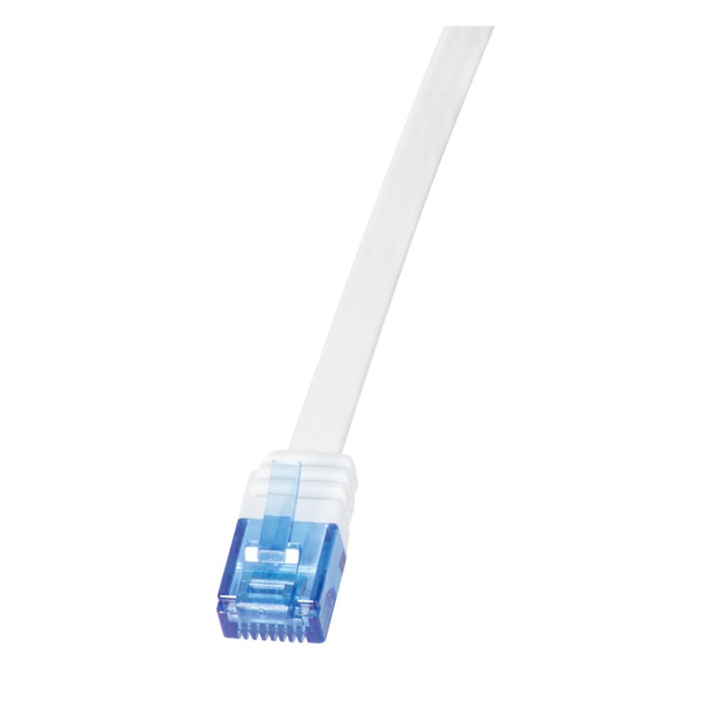 Netsnúra Cat6 RJ45-RJ45 hvít (Flöt) 20.0 m