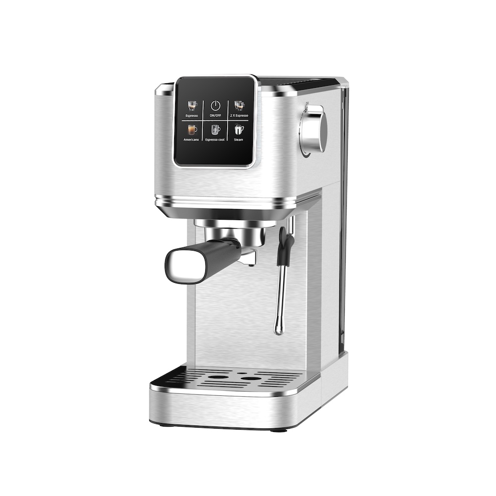 [CME5010] Haws 7in1 Espresso Slim kaffivél með mjólkurflóara, 20 Bar, 1.2L, stafrænn skjár, 1350W