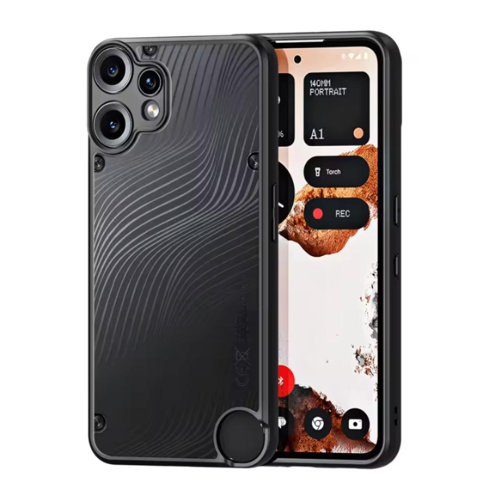 [CMF2PRO-TPU-BK] Nothing Phone CMF Phone 2 Pro hulstur með höggvörn, svart