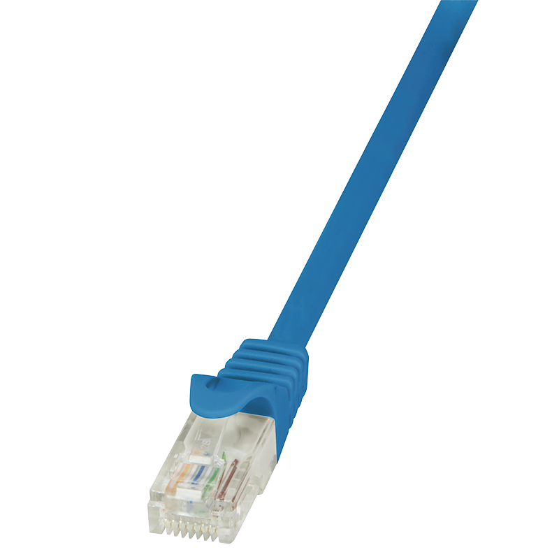 Netsnúra Cat5e RJ-45 blá 0.25 m