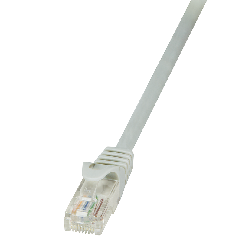 Netsnúra Cat5e RJ-45 grá 1.0 m