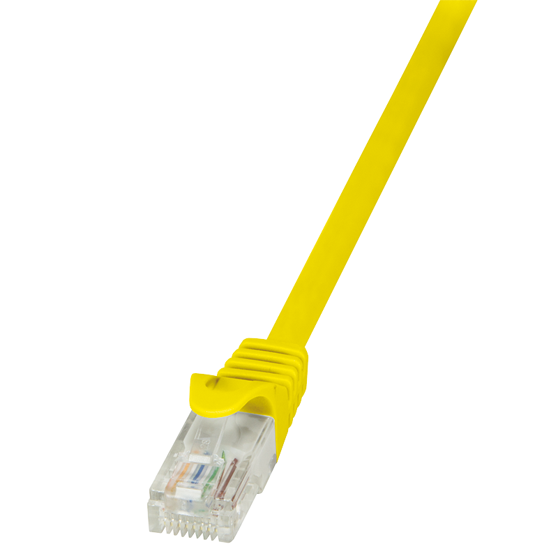Netsnúra Cat5e RJ-45 gul 1.0 m
