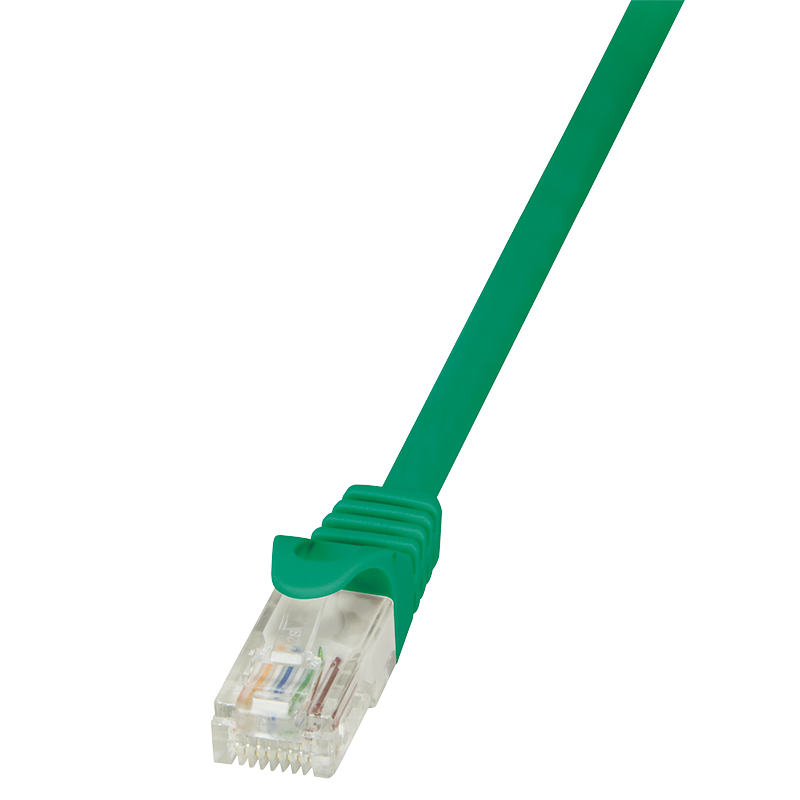 Netsnúra Cat5e RJ-45 græn 7.5m