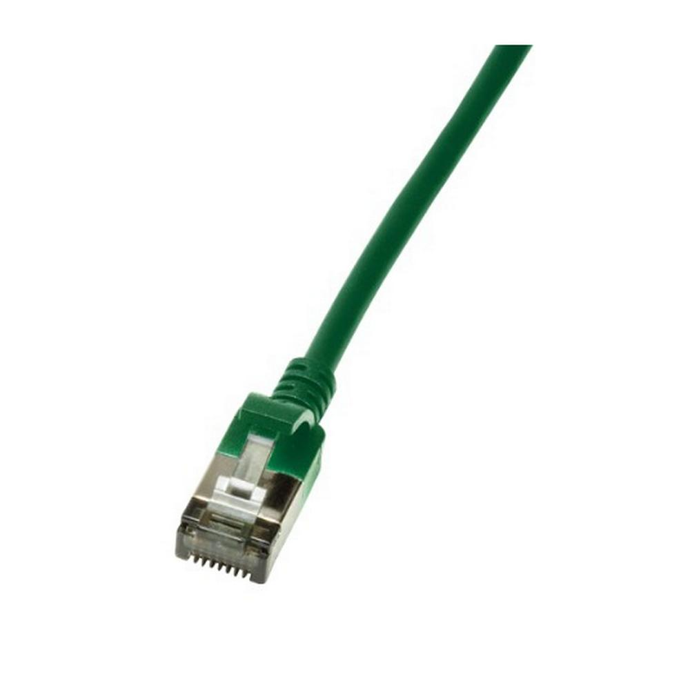 [CQ9025S] Netsnúra Cat6A RJ45-RJ45 U/FTP Ultraflex Græn 0.5 m