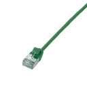 Netsnúra Cat6A RJ45-RJ45 Ultraflex Slim Græn 5.0 m