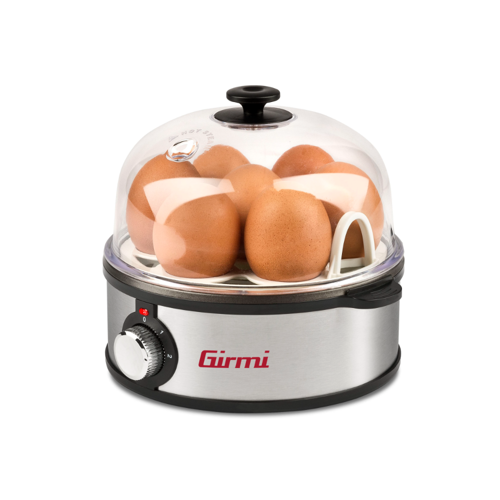 [CU2500] Girmi 360W eggjasuðutæki, allt að 7 egg, einnig hægt að spæla egg