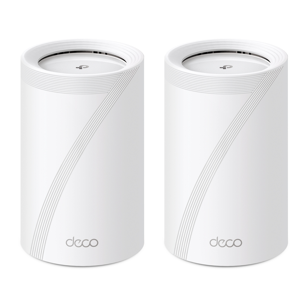 [DECO BE65(2-PACK)] TP-Link Deco BE65 þráðlaus Wifi 7 Mesh Router, 2 einingar