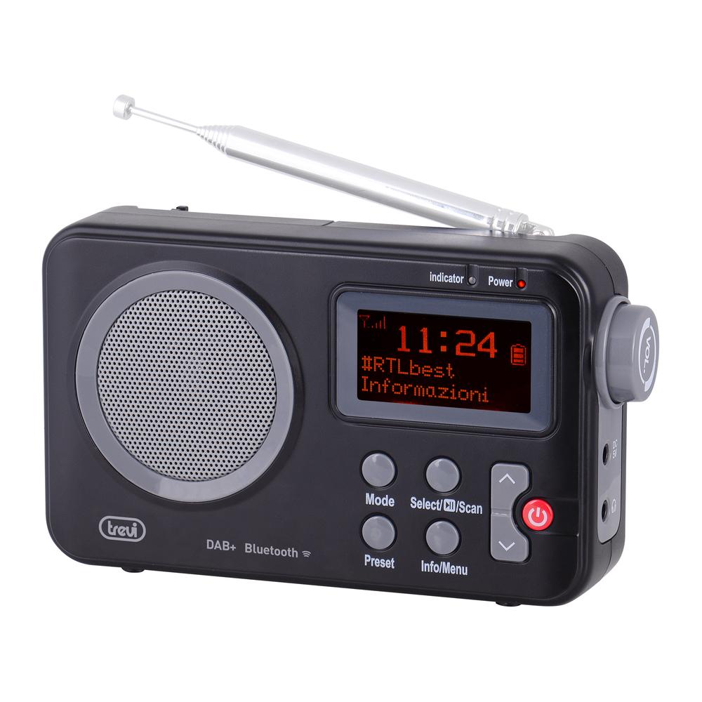 [0DA7F8000] Trevi 7F80R DAB+ stafrænt ferðaútvarp með LCD skjá