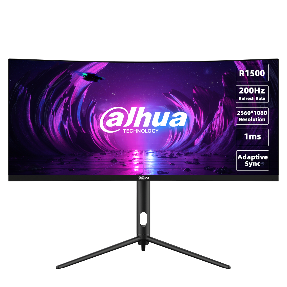 [DHI-LM30-E330CA] Dahua LM30 30" WFHD VA Curved 21:9 200Hz 1ms leikjaskjár, svartur