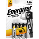 Energizer Power 1.5V AAA rafhlöður, 4stk