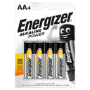 Energizer Power 1.5V AA rafhlöður, 4stk