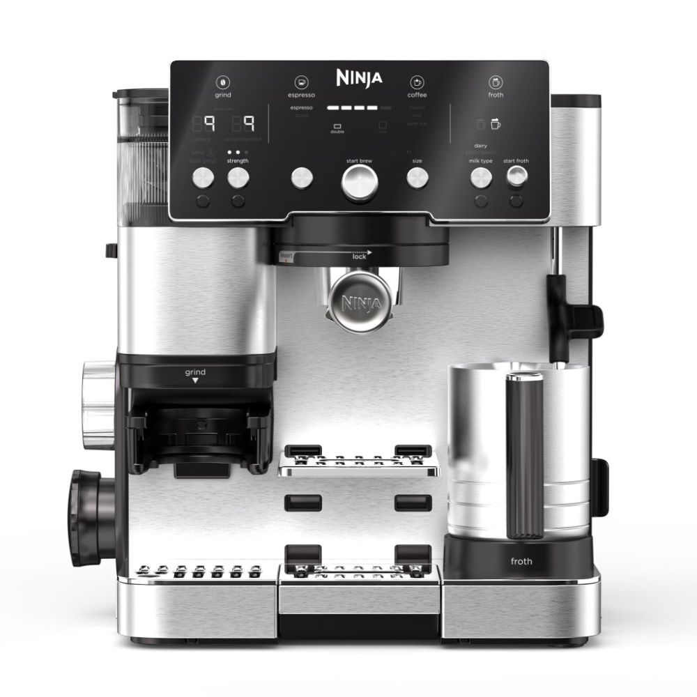 [ES501EU] Ninja Luxe Premier ES501EU 2-in-1 kaffivél með kaffikvörn og mjólkurflóara