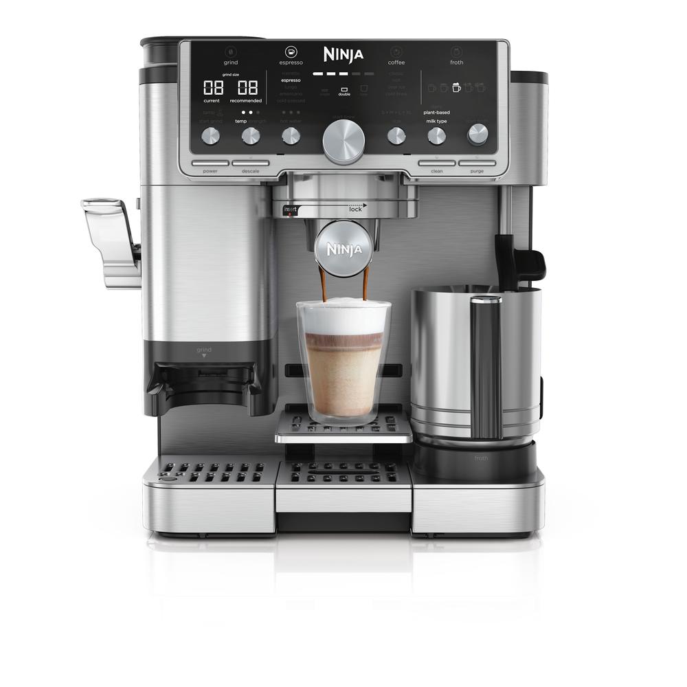 [ES701EU] Ninja Luxe Premier ES701EU 4-in-1 kaffivél með kaffikvörn og mjólkurflóara