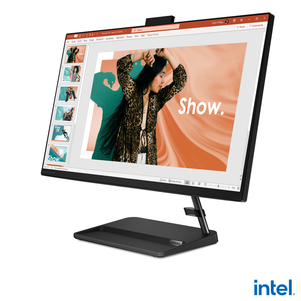 [F0GJ00B4MT] Lenovo IdeaCentre AIO 3 F0GJ00B4MT 27" skjátölva, Svört