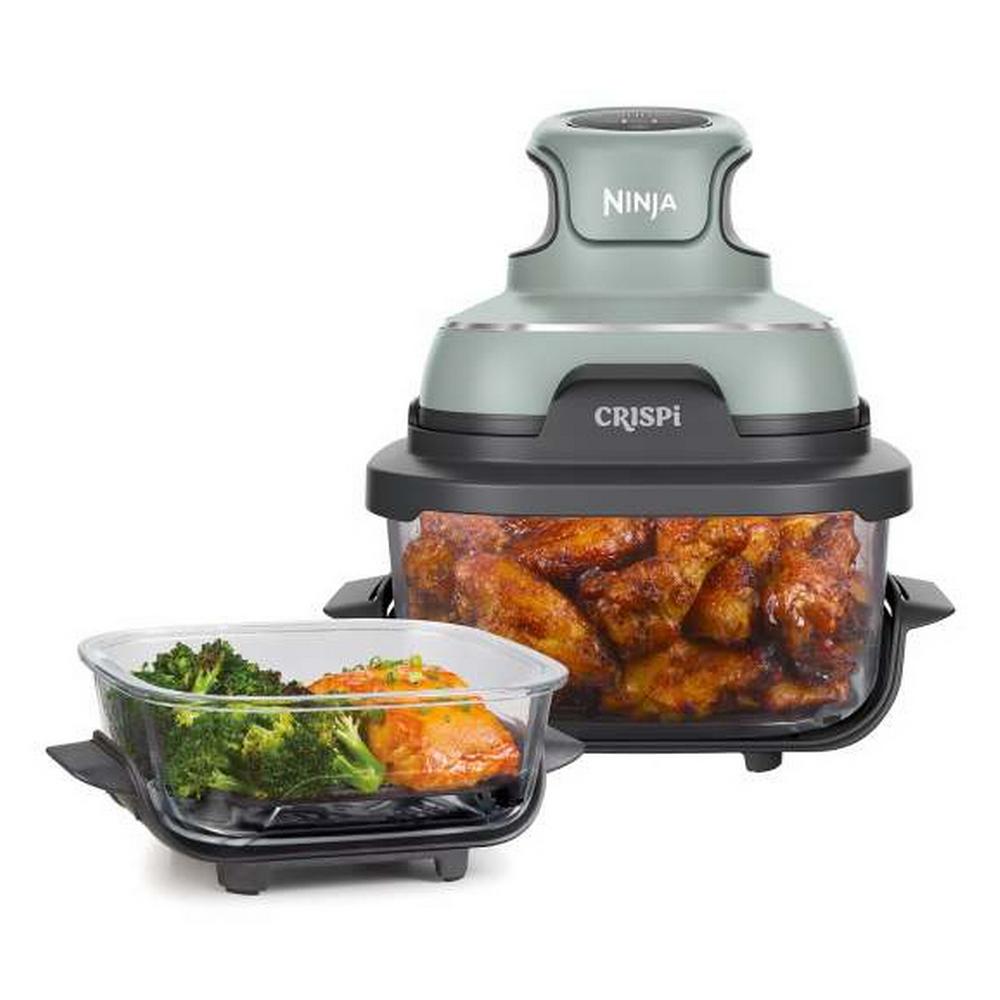 [FN101EUSG] Ninja Crispi FN101EUSG ferða Air Fryer, 1.4L/3.8L, 1700W, Ljósgrænn