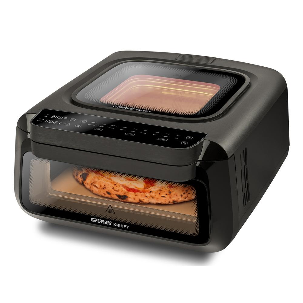 [G1022500] G3 Ferrari Krispy pizzuofn, 380°C, pizzaofn, svartur