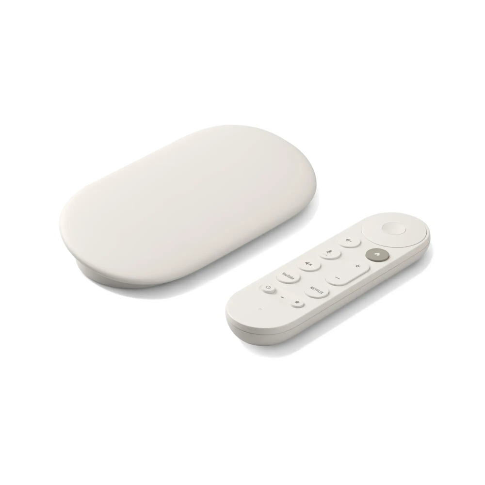 Google Streamer 32GB Google TV 4K sjónvarpstölva, hvítt