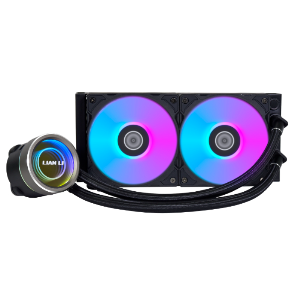[GA2T24B] Lian-Li Galahad II Trinity 240mm RGB AIO vatnskæling, svört