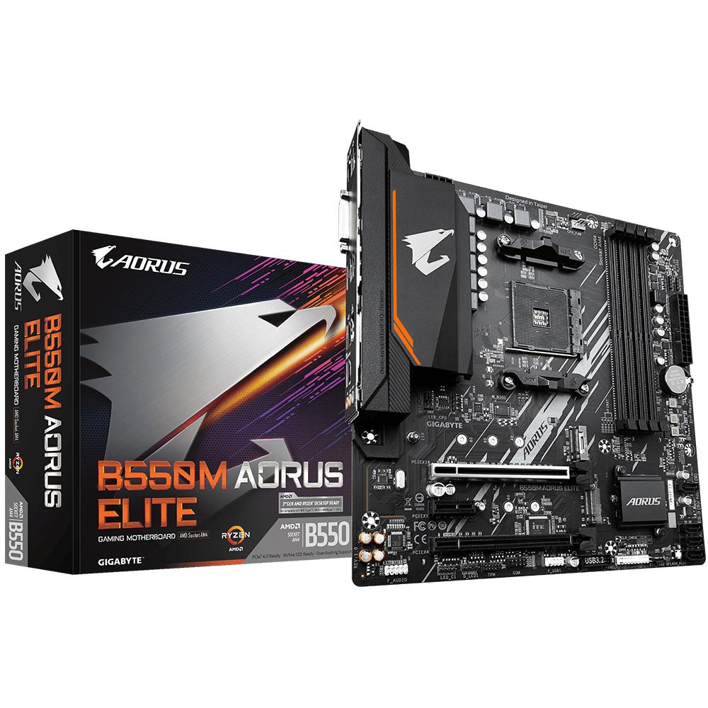 [GAB55MAEL-00-G] Gigabyte B550M Aorus Elite DDR4 mATX móðurborð
