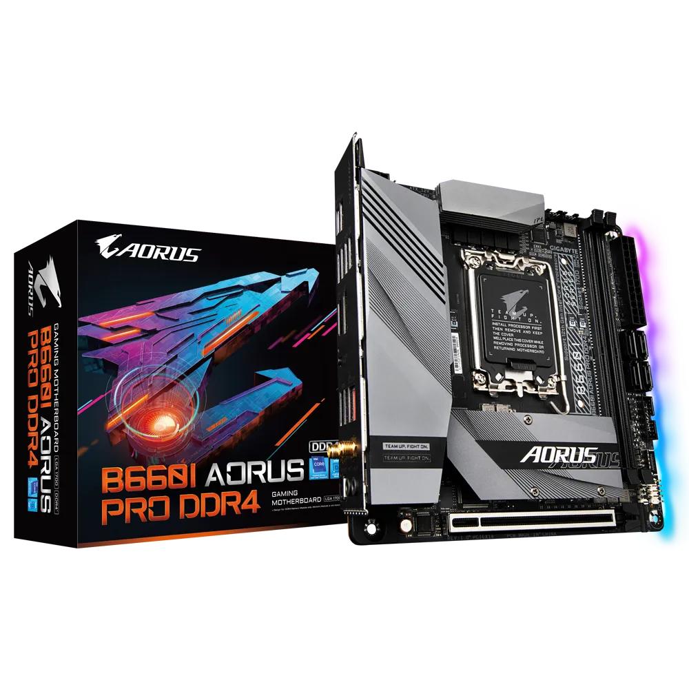 [GAB66IAPD4-00-G] Gigabyte B660I Aorus Pro DDR4 ITX móðurborð