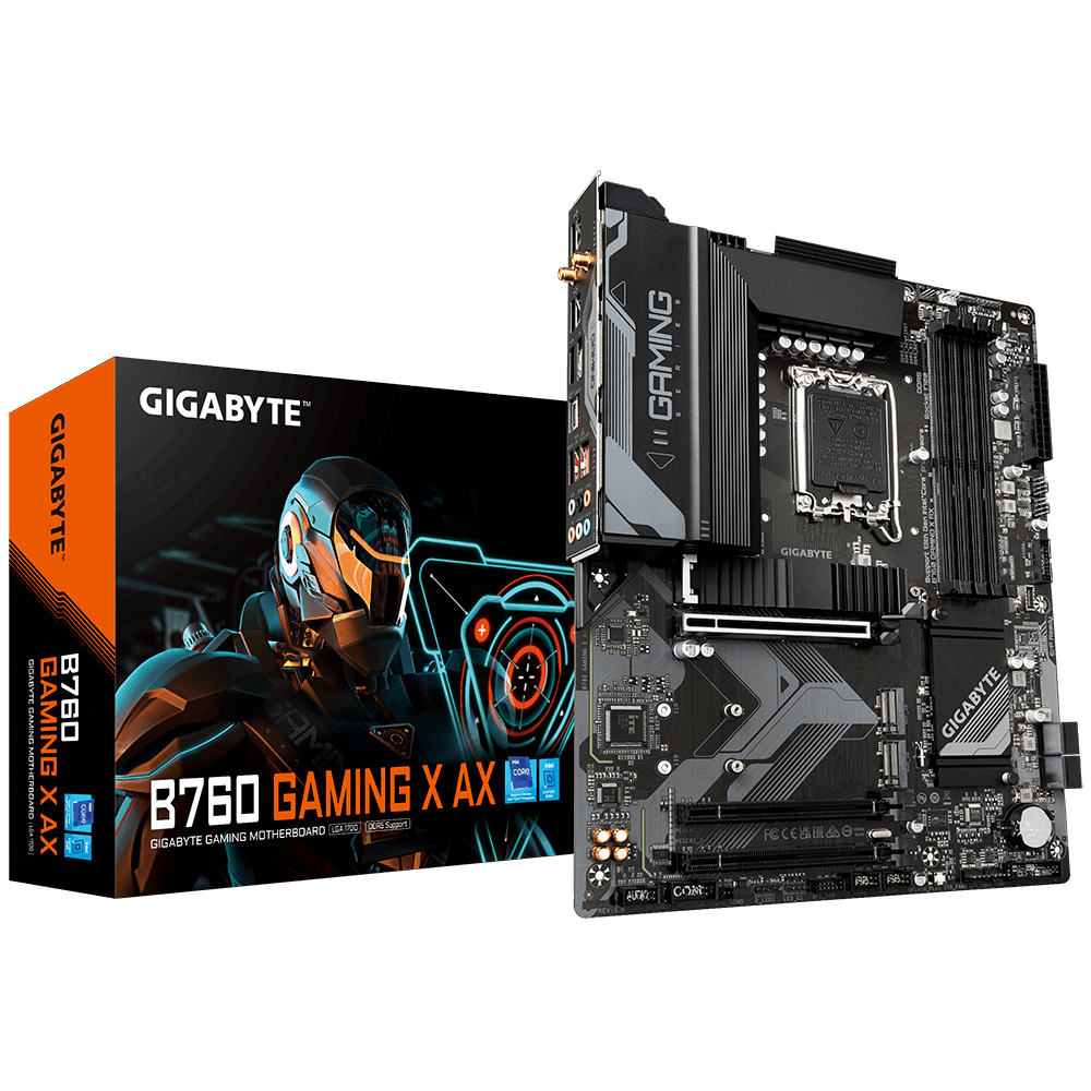 [GAB76GXW-00-G] Gigabyte B760 Gaming X AX DDR5 móðurborð