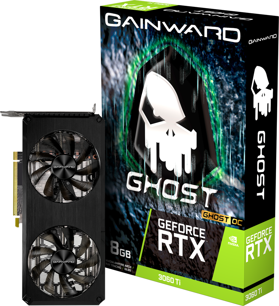 [GAINW2294] Gainward GeForce RTX 3060 Ti 8GB Ghost OC (LHR) skjákort