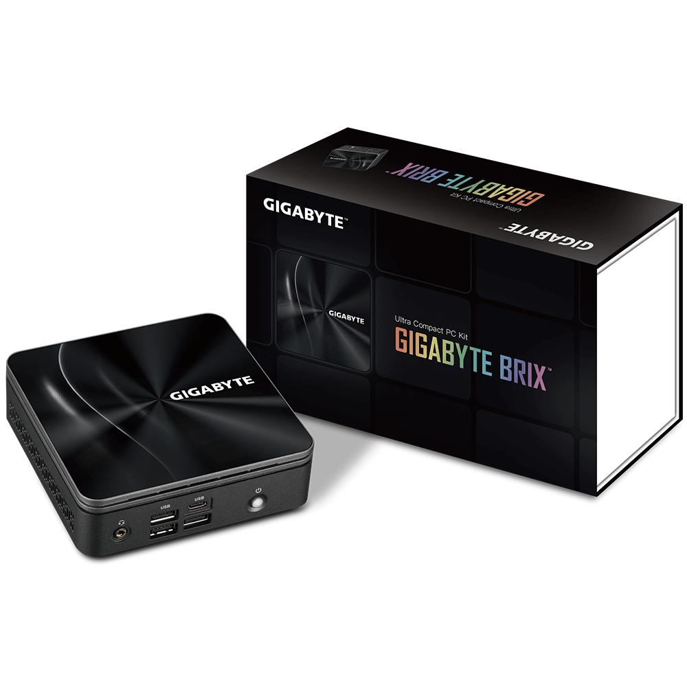 [GB-BRR3-4300] Gigabyte BRIX AMD Ryzen 3 4300U smátölva, svört