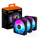 Gigabyte Aorus EZ Chain ARGB 3x 120mm kassaviftusett, svartar