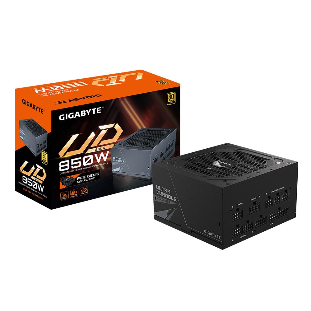 [GP-UD850GM PG5] Gigabyte Ultra Durable Gold 850W ATX 3.0 aflgjafi, 5 ára ábyrgð