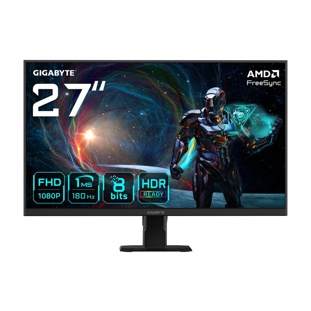 [GS27FA] Gigabyte GS27FA 27" FHD SS IPS 180Hz HDR leikjaskjár, svartur