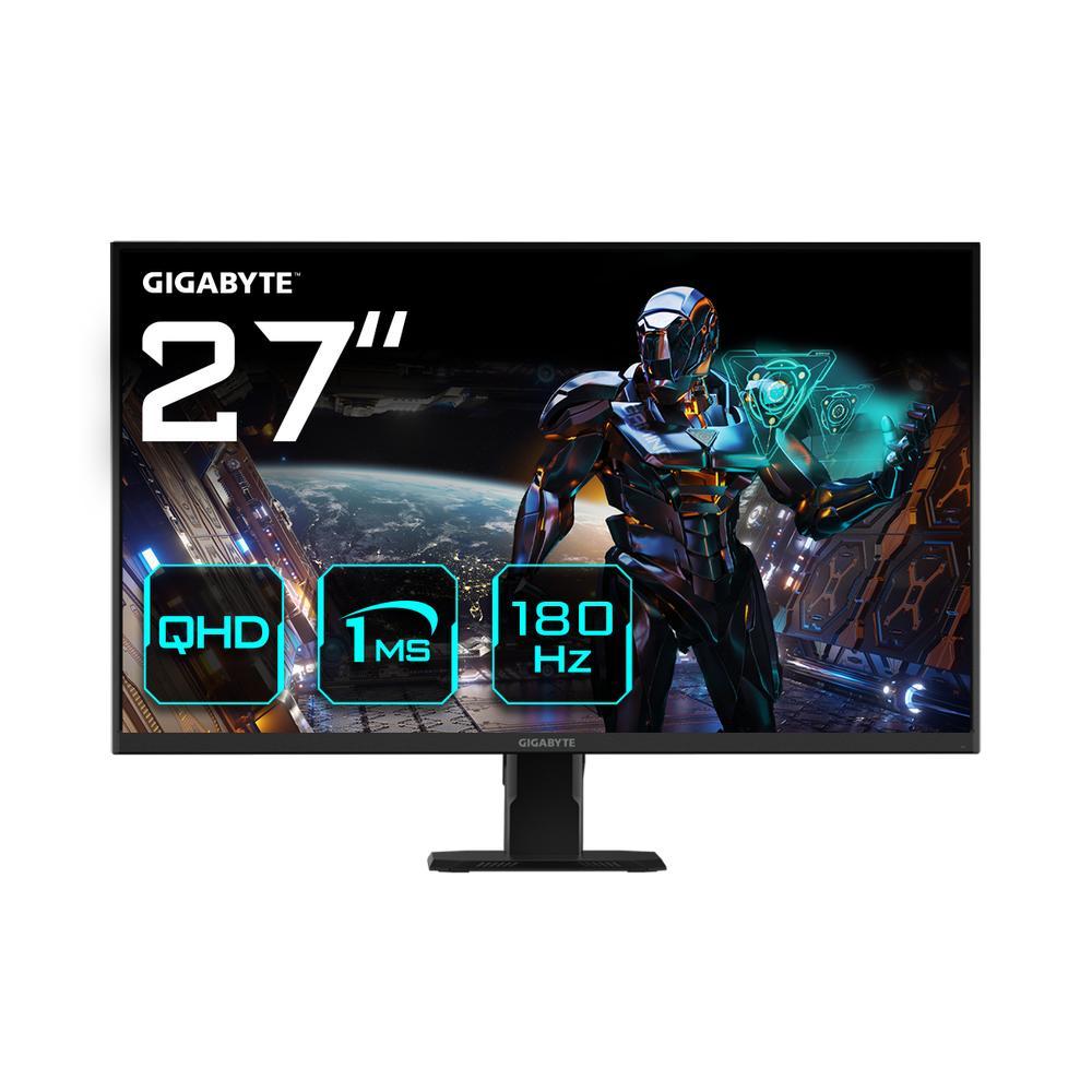 [GS27QA] Gigabyte GS27QA 27" QHD IPS 180Hz HDR leikjaskjár, svartur