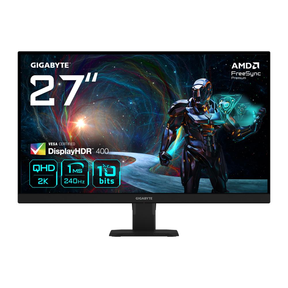[GS27QXA] Gigabyte GS27QXA X 27" QHD IPS 240Hz HDR400 leikjaskjár, svartur