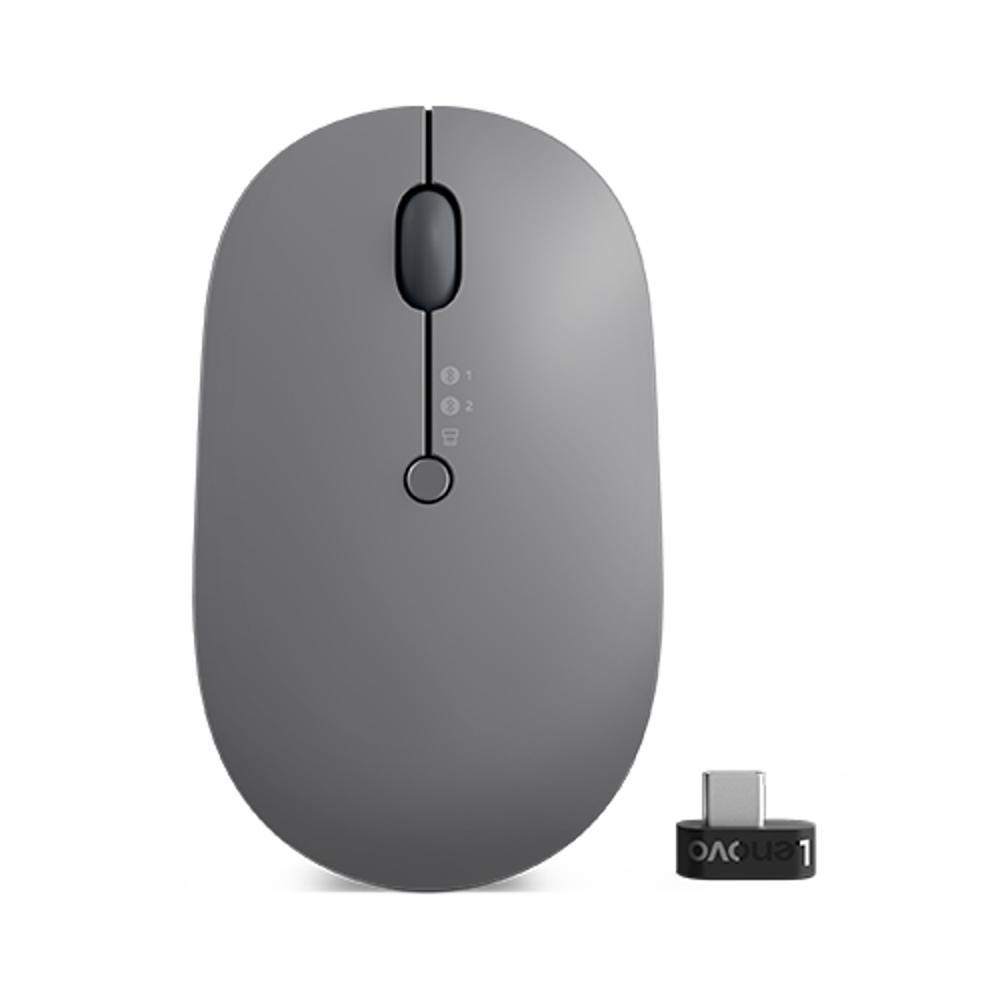 Lenovo GO Multi-Device þráðlaus fartölvumús, Storm grá