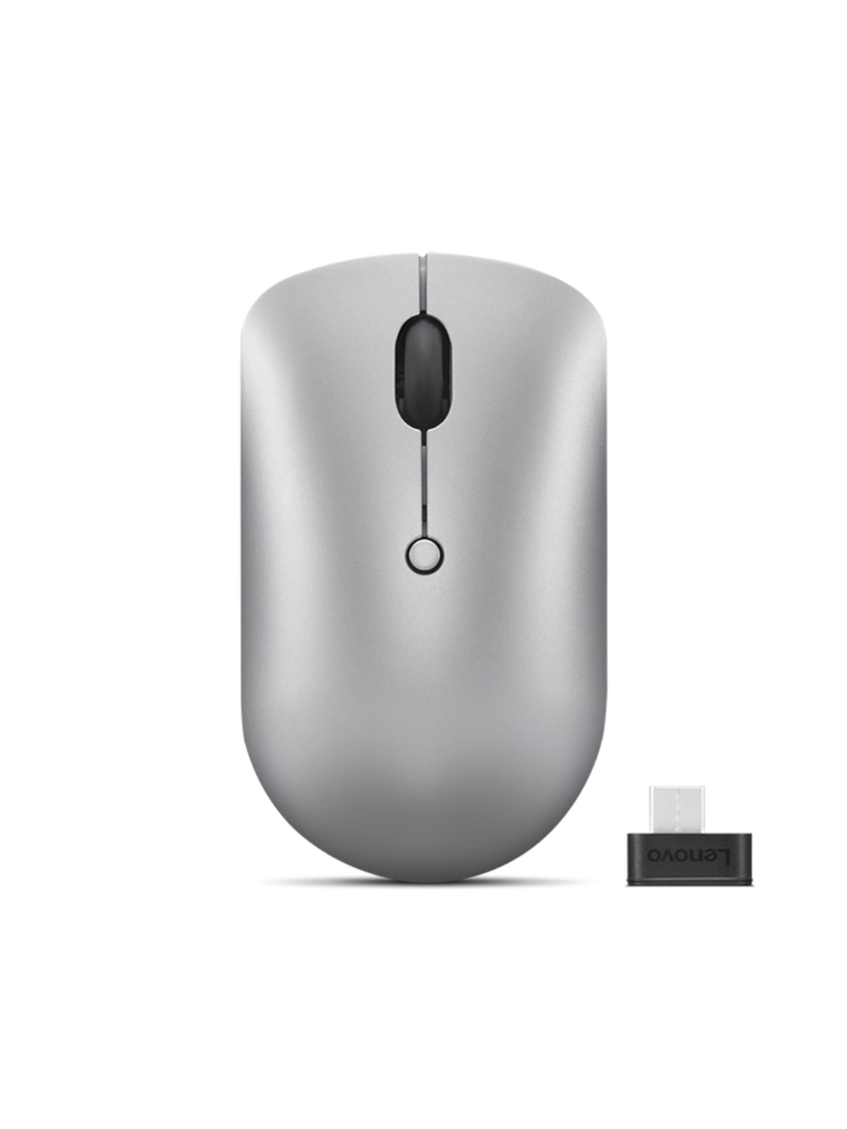 Lenovo 540 Compact þráðlaus fartölvumús, USB-C sendir, Cloud Grey