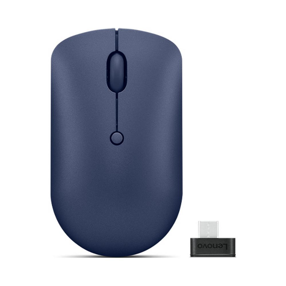Lenovo 540 Compact þráðlaus fartölvumús, USB-C sendir, Abyss Blue