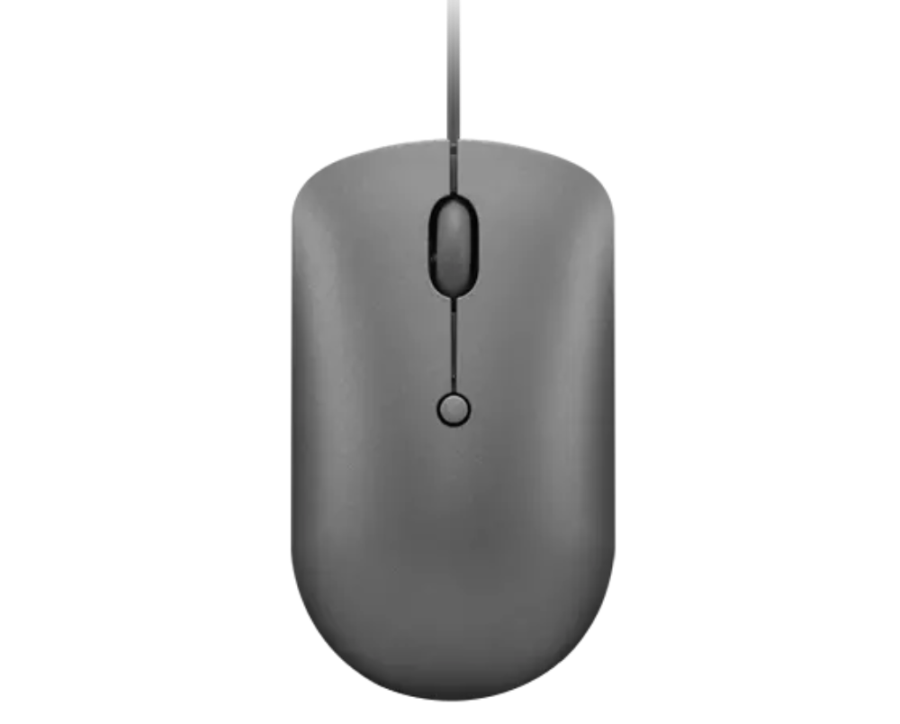 Lenovo 540 Compact snúrutengd USB-C fartölvumús, Storm Grey