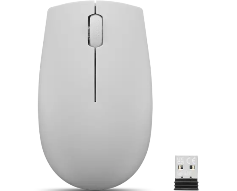 [GY51L15678] Lenovo 300 Compact þráðlaus fartölvumús, grá