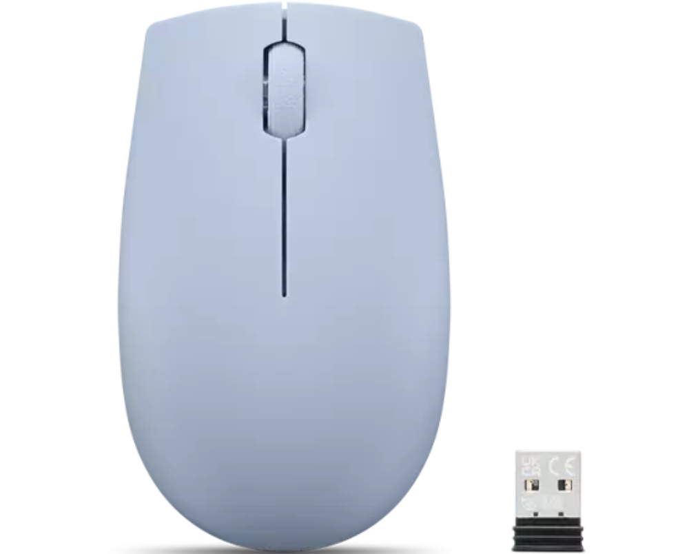 [GY51L15679] Lenovo 300 Compact þráðlaus fartölvumús, ljósblá