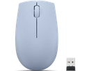 Lenovo 300 Compact þráðlaus fartölvumús, ljósblá