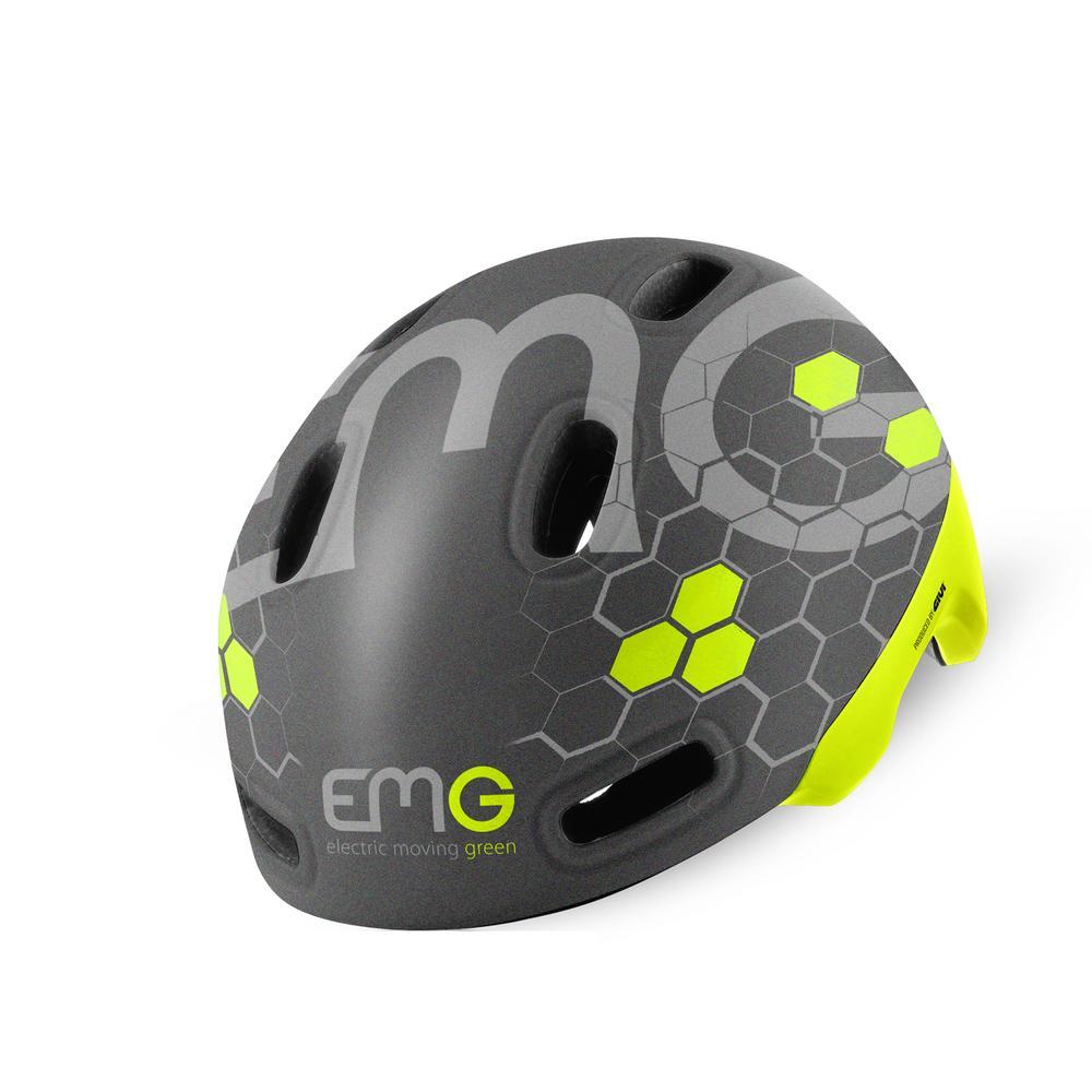 [HM190M010] EMG HM19 hjálmur fyrir rafmagnshlaupahjól, miðstærð, grár