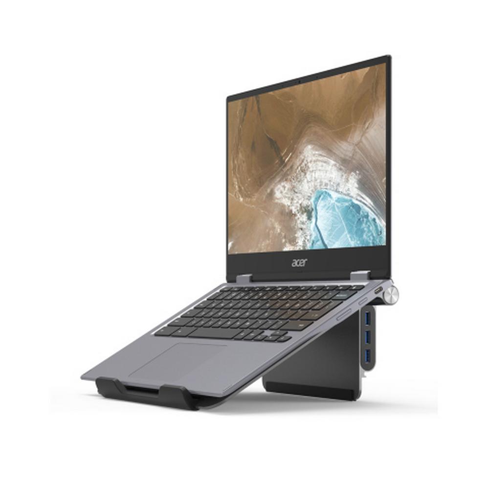 [HP.DSCAB.012] Acer fartölvustandur með 5-in-1 USB-C fartölvudokku með skjátengi