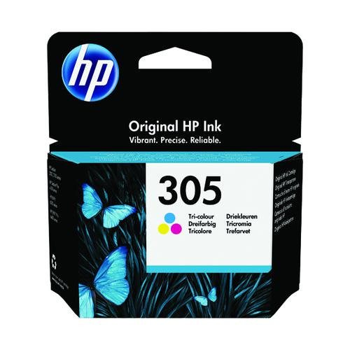 HP 305 þriggja lita CMY blekhylki