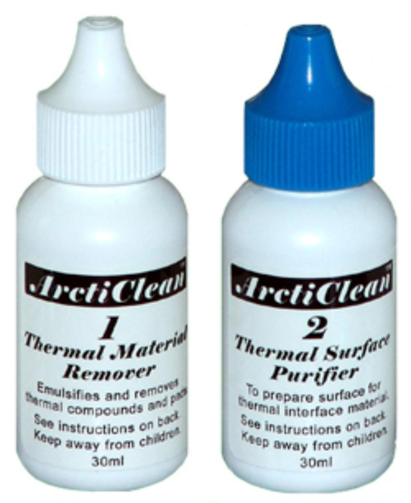 Arctic Silver hreinsiefni til að fjarlægja kælikrem, 2x 30ml
