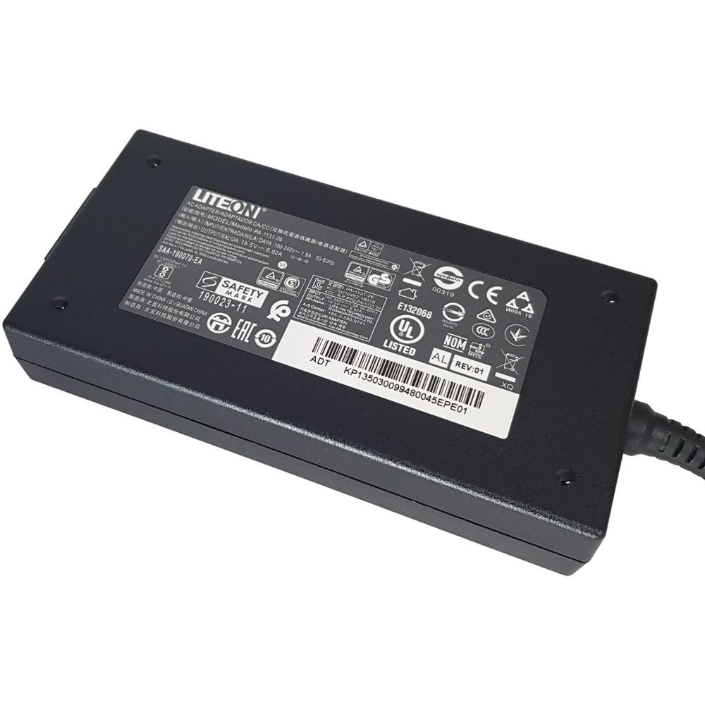 135W Acer Slim Barrel-Jack hleðslutæki, 19V, 6.92A