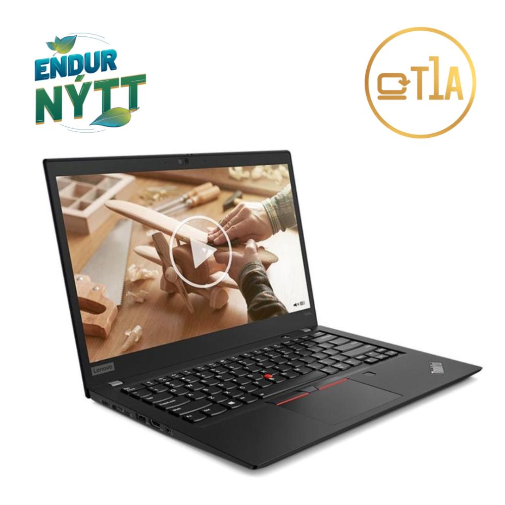 Lenovo ThinkPad T490s fartölva 14" FHD i5-8265U 16/256GB W10 Pro, endurnýtt