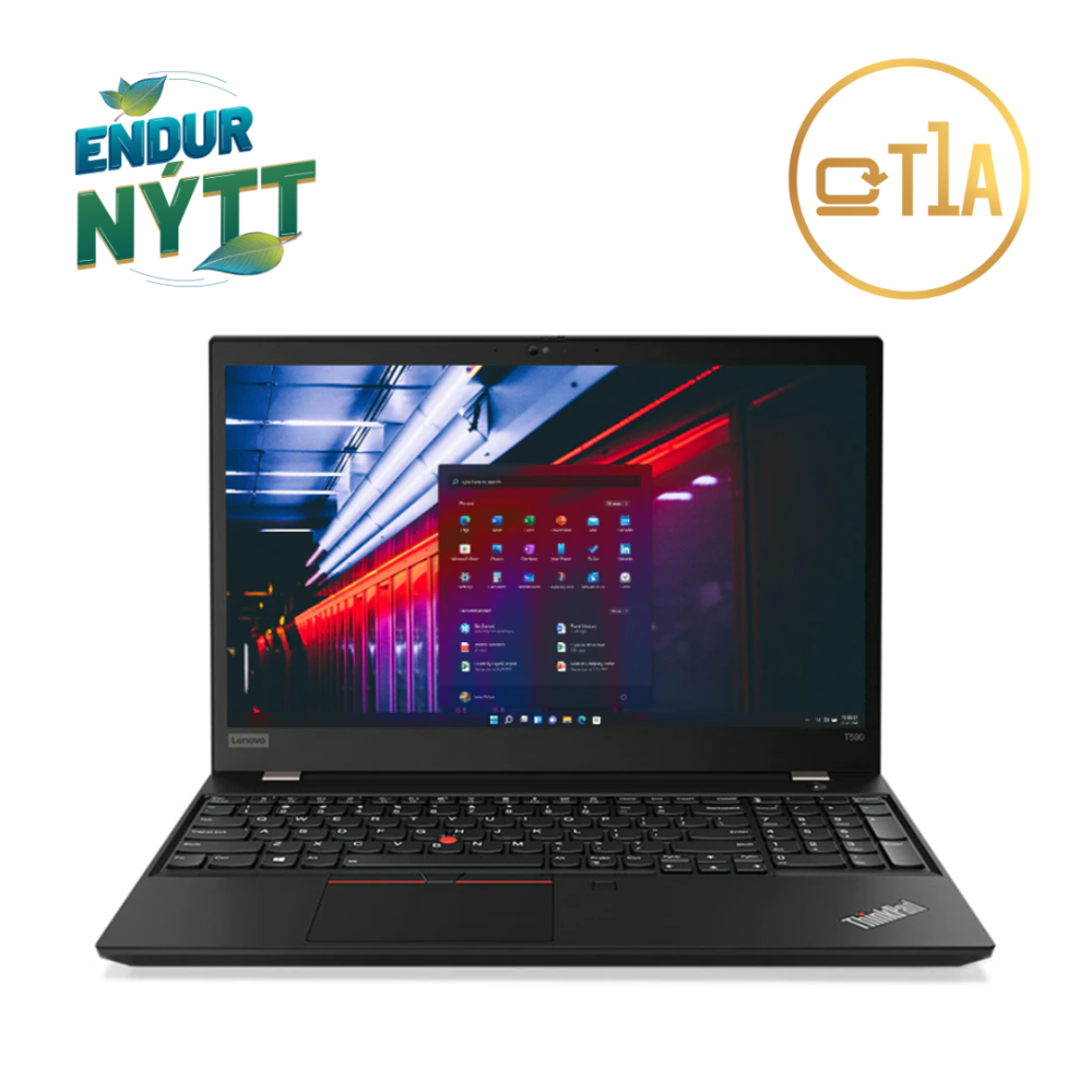 Lenovo ThinkPad T590 fartölva 15,6" FHD i7-8650U 32/512GB W11 Pro, endurnýtt - B-VARA