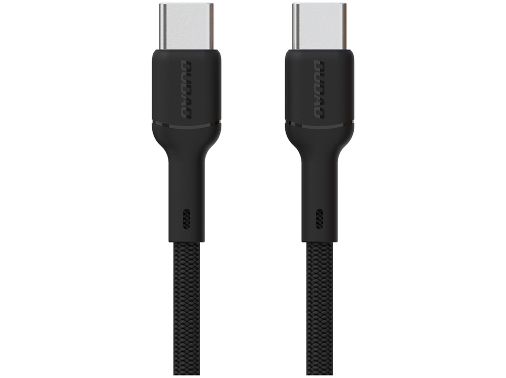 Dudao 65W USB-C kapall 2m, svartur