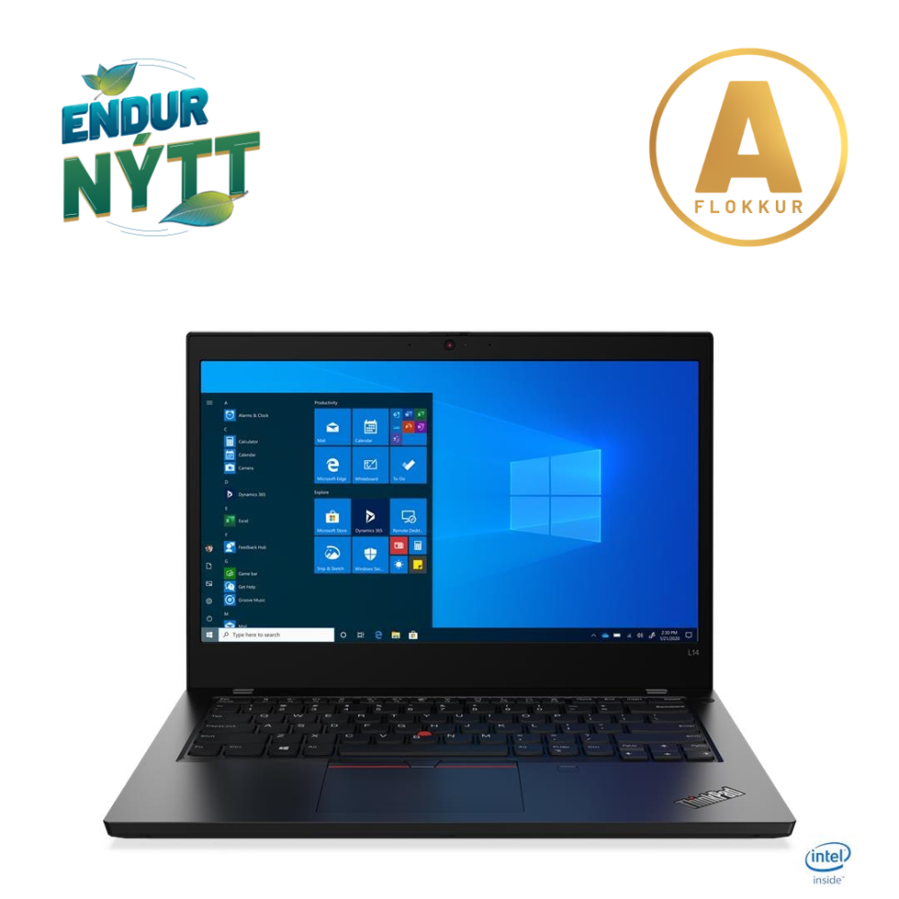 [LAP-L14G1-MX-A020] Lenovo ThinkPad L14 G1 fartölva 14" FHD i5-10210U 16/256GB W11P, endurnýtt